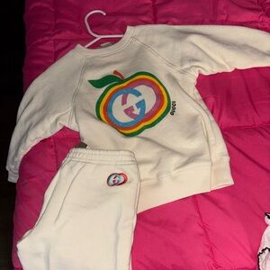 Authentic Gucci Cream Kids Sweatshirt